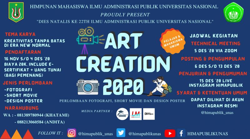Art Creation 2020 (HIMAPUBLIK FISIP UNAS)