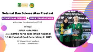 Read more about the article Prestasi Mahasiswa Ilmu Komunikasi/FISIP