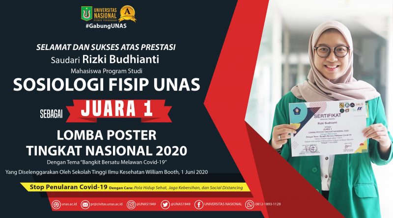 You are currently viewing Prestasi Mahasiswa Program Studi Sosiologi FISIP UNAS