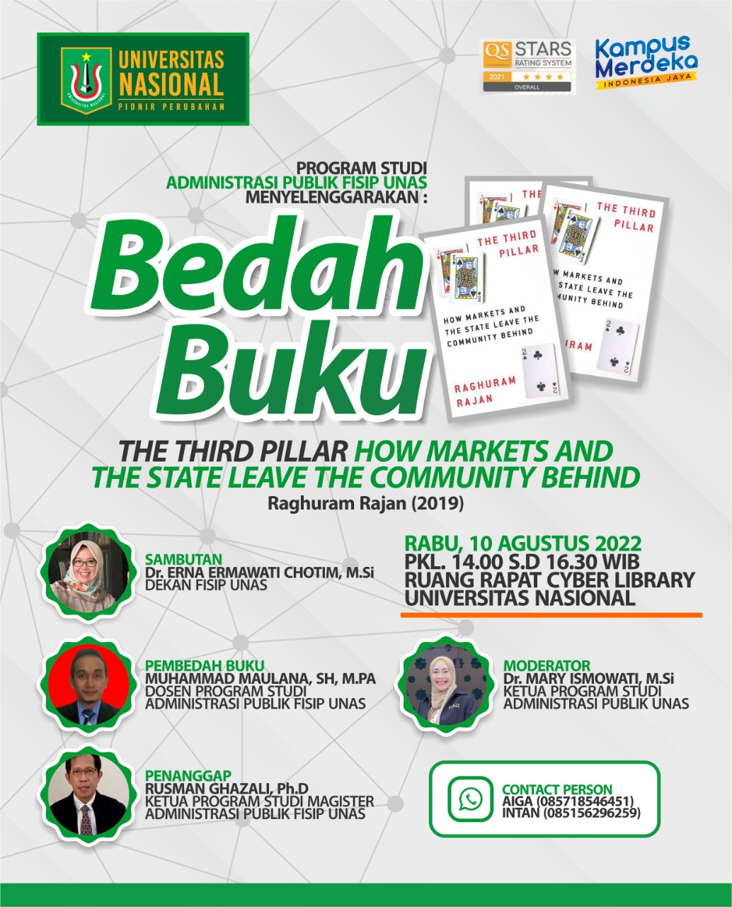 Read more about the article Bedah buku _The Third Pillar: How Markets and State Leave the Community Behind