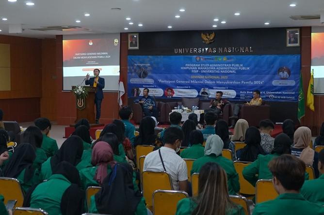 Read more about the article HIMAPUBLIK Ajak Generasi Milenial Bantu Sukseskan Pemilu 2024