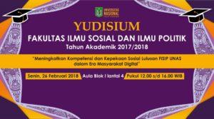 Read more about the article YUDISIUM FISIP UNAS 2018