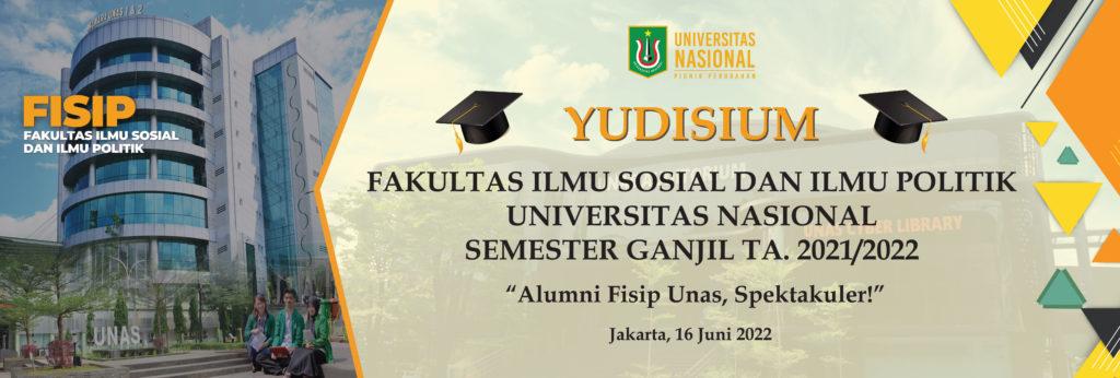 Yudisium FISIP UNAS Semester Ganjil T.A. 2021/2022