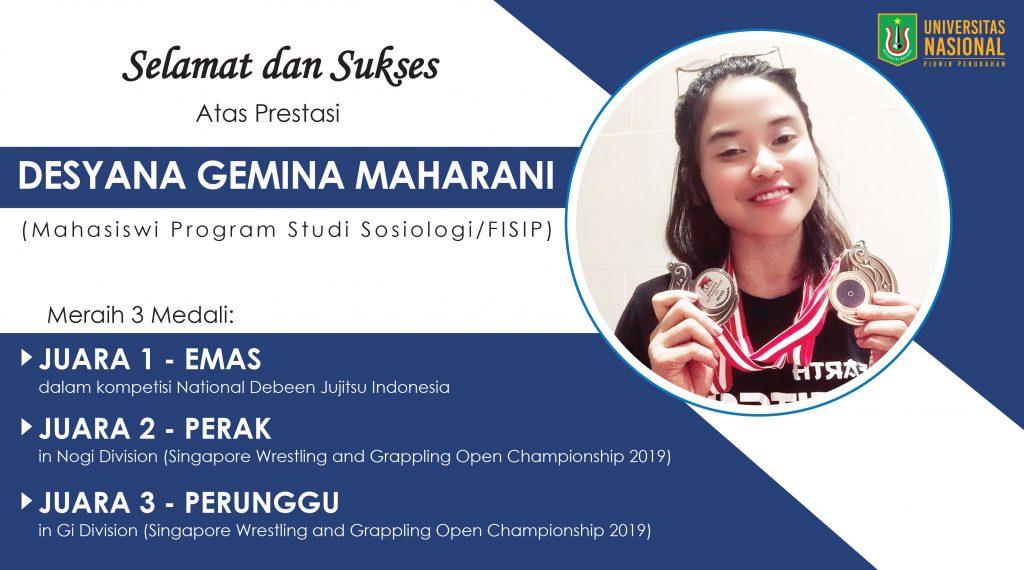 Read more about the article Prestasi Mahasiswi UNAS dalam kompetisi National Debeen Jujitsu Indonesia