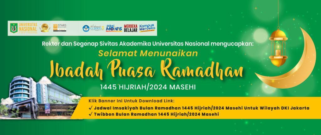 Read more about the article Selamat Menunaikan Ibadah Puasa Ramadhan 1445 Hijriah/2024 Masehi