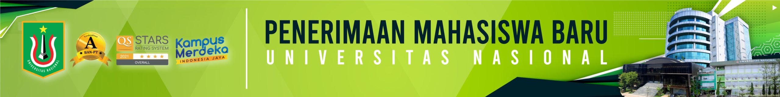 Read more about the article PENERIMAAN MAHASISWA BARU UNIVERSITAS NASIONAL