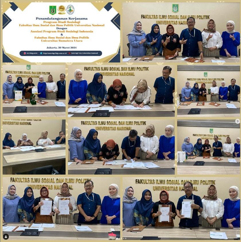 Kerjasama Prodi Sosiologi FISIP UNAS dengan Asosiasi Program Studi Sosiologi Indonesia (APSSI) dan FISIP Universitas Sumatera Utara