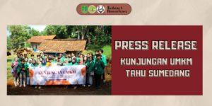 Read more about the article PRESS REALESE KUNJUNGAN UMKM TAHU SUSU