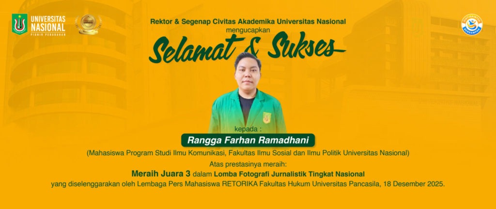 Prestasi Rangga Farhan Ramadhani Mahasiswa Prodi Ilmu Komunikasi Meraih Juara 3 dalam Lomba Fotografi Jurnalistik Tingkat Nasional